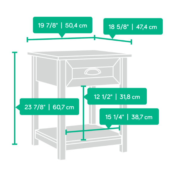 County Line Night Stand Affordable Portables