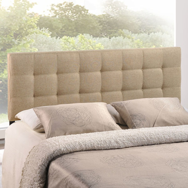 Lily Headboard Beige Affordable Portables